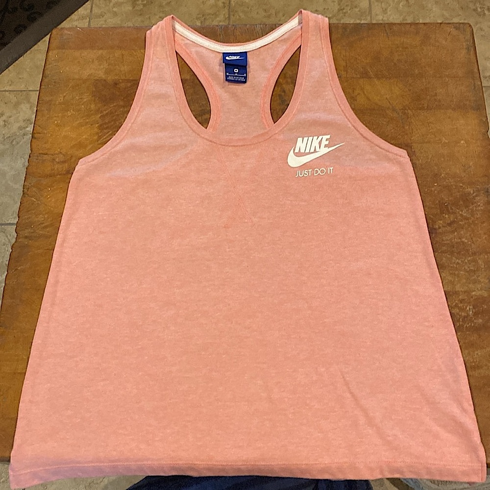 Peach Sleeveless Women's Nike Tank